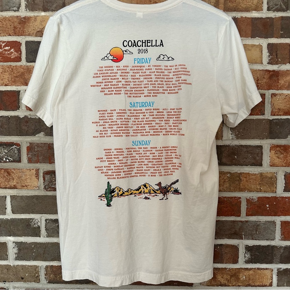 Coachella 2018 Lineup Tee - Picture 2 of 8